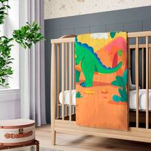 Baby Comforter For Crib And Bed, Warm Padded, Sublimated Print - Rex - Ver 2