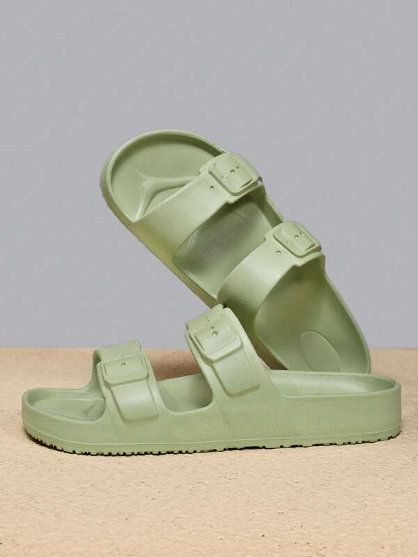 Herren EVA Sommer Pantoffeln - Lässig Sportlicher Stil, geeignet für Innen/Außen, Strand, Dusche, Garten, Weiche Sohle bequeme unisex Hausschuhe