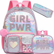 Cute Backpack For Girls Elementary Preschool Kids Lunch Box Bag For School Back To School - Multicolor Girls Backpack Set - View 7