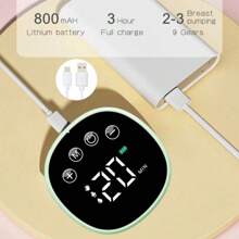 1pc Hands-Free Electric Wearable Breast Pump Wearable Electric Breast Pump Free Handheld Breast Milk Collector Electric Breast Pump Halloween Christmas Easter Gifts