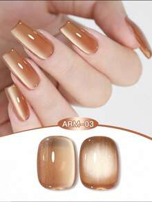 Miss Leia 9件装15ml夏季美甲闪光水晶玻璃珠瓷白色猫眼凝胶指甲油新款小灯泡水晶猫眼高密度月光白磁性指甲油流行色凝胶清漆初学者美甲半永久可浸泡UV LED固化适用于美甲沙龙套装DIY家居节日女士礼物美甲