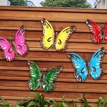 5pcs Colorful Acrylic Butterfly Wall Decor, Outdoor Wall Decoration, Suitable For Garden, Yard, Living Room, Bedroom, Patio, Balcony, Ideal Gift For Family And Friends