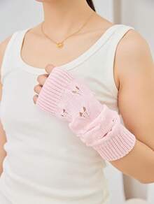 Fingerless Arm Warmers For Grunge Punk Style Accessories - Berwarna merah muda - View 9