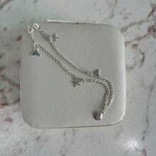 Tornozeleira Prata 925 Singapura Feminina 24cm Original Italiana JC Pratas