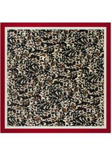 1pc Versatile Vintage Leopard Print Scarf, Faux Silk Satin Satin Fashionable Shawl Wrap Suitable For Outings, Birthdays, Holidays