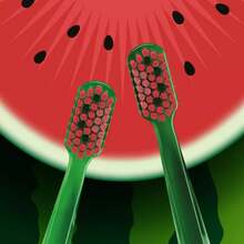 Curaprox CS 5460 Watermelon Summer Edition, Ultra Soft Toothbrush For Gentle And Powerful Daily Cleaning