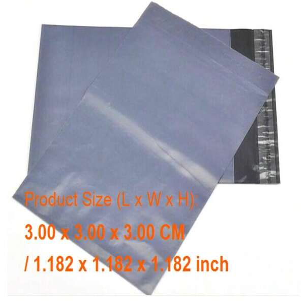 25 Pack - 600x450mm Large Grey Poly Courier Bags - Self-Seal Mailing Satchels For Shipping & Postage - Durable Plastic Postal Bags