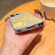 Space Case klare Sonnenschein-Muster TPU stoßfeste Vollschutz Präzisionshülle für Apple iPhone6/ 7/ 8/ X/ Xs/ Xr/ Xs Max/ 11/ 12/ 13/ 14/ 15/ 16Pro - Transparent - Übersicht 6