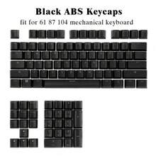 Keycap Set For Mechanical Keyboard Translucent ABS Cherry MX Keycaps Doubleshot OEM Profile Key Set For 61 87 104 MX Switches Mechanical Keyboard