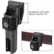 Expandable Baton Holster, 360 Degree Duty Belt Flashlight Holder Telescopic Baton Holder,Tactical Baton Pouch For 21"~ 26" Baton(Diameter 0.98"~ 1.14" ) 1Pc - 1個 - 查看 3