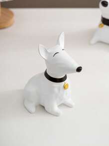 1 Peça Figura Decorativa de Resina em Forma de Cachorro, Decoração em Estilo Cartoon, Adequado para Decoração de Casa, Quarto, Hotel, Restaurante, Presente de Formatura, Lembrança de Casamento, 2 Tamanhos Disponíveis