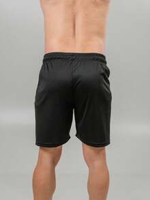 High Performance Football Shorts Customizable Plain Shorts With Breathable Fabric For Games - Black - View 5