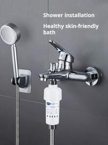 1pc Front Load Washing Machine/Shower Filter/High Flow Rate Chlorine Removal PP/Washing Machine/Toilet/Showerhead Water Filter Set (Not For In US/Korea) - Multicolor - View 9