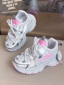Zapatos deportivos casuales y transpirables de malla para niños y niñas, zapatillas atléticas antideslizantes