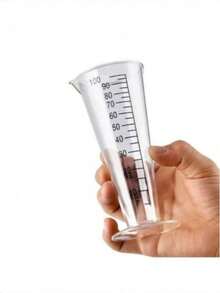 100ml Acrylic Measuring Cup With Marks, Suitable For Kitchen And Dining, Kitchen Tools - Transparent - View 2