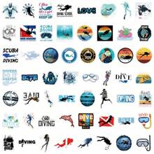 110 pezzi Adesivi per immersioni, adesivi estetici in vinile per scrapbooking, diari, computer portatile, paraurti, skateboard, borracce, computer, telefoni, cartoni animati, caschi, adesivi e decalcomanie per auto