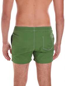 Pantalones cortos de playa para hombres - Verde - Ver 2