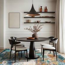 Washable Area Rug For Living Room, Modern Abstract Area Rugs, Soft Non-Slip Carpet, Low Pile Large Rug For Kitchen Office Dining Room, Home Office - 彩色 - 查看 3