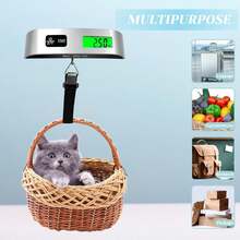 50kg/10g Portable Travel LCD Digital Hanging Luggage Scale Electronic Weight US