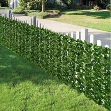 1pc Outdoor All-Season Artificial Ivy Privacy Fence Wall Screen For Home Decor, Hanging Garden Decoration, Plastic Plan,Garden Yard Fence