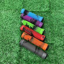 2pcs Soft Rubber Bicycle Handle Grip Covers, Dual-Tone Anti-Slip Ergonomic Design, Fits 138mm Diameter Handlebars For Mountain Bike, BMX, Scooter - Enhances Grip And Comfort, Handlebar Accessory, MTB Equipment, Easy To Hold - Multicolor - View 10