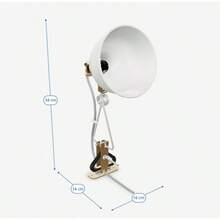 Wall/Clamp Spotlight, Black - White - View 2