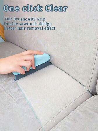 1pc Manual Portable Lint Remover, Clothes Fuzz Shaver For Removing Lint On Clothes, Sofa, Carpet, Blanket, Pet Hair