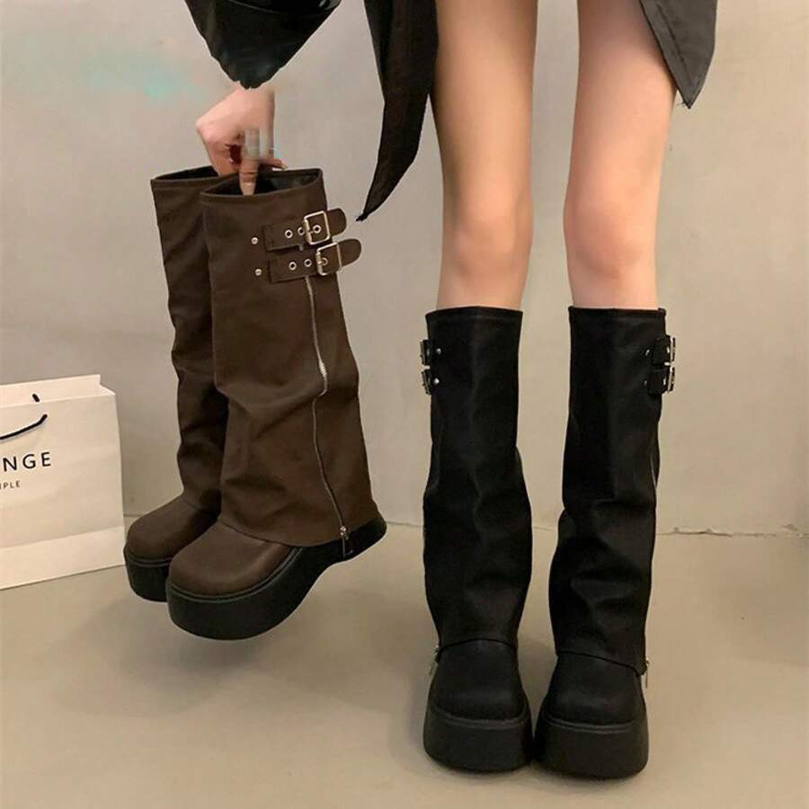 Women Western Boots - Black Upgraded Version - View 1