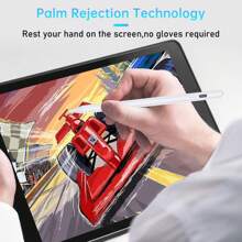 Lápiz con función stylus compatible con el Apple Pencil con indicadores de energía LED y rechazo de palma para iPad de 2022, 2021, 2020, 2019, 2018 - Regalo ideal para madre, familia, amigos, cumpleaños, fiestas y accesorios de bolígrafo