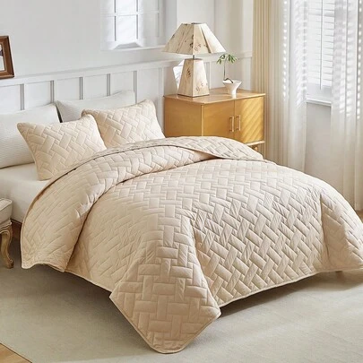 1 chiếc chăn bông kẻ caro nhẹ, thoáng khí, mềm mại và thoải mái cho mùa hè, phù hợp với giường đơn/đôi/cỡ Queen/King, lý tưởng cho phòng ngủ/ký túc xá, có thể giặt máy, quà tặng cho các dịp lễ, tựu trường, trang trí mùa thu.