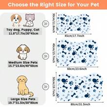 1 pezzo di tappetino per dare da mangiare agli animali domestici, tappetino assorbente per cibo per gatti e cani, tappetino per animali domestici impermeabile, anti-perdite, senza macchie e facile da pulire, adatto per bevitori sporchi e disordinati, accessori per animali domestici e forniture per animali domestici