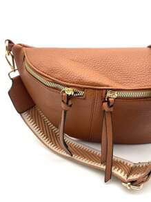 Marsupio casual da donna, marsupio retrò in PU, borsa da viaggio multitasca da esterno