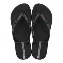 Women's Flip Flops Mesh IX Donna IP83651 BB807 - Black/black/dark grey - View 4