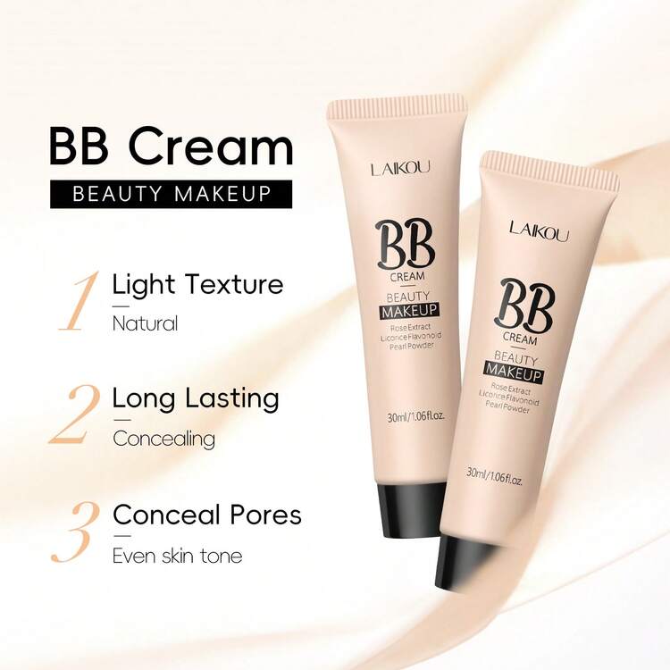 كريم BB يدوم طويلاً ، كريم أساس لإخفاء التحكم في الزيت - 102 Ivory - مشاهدة 5
