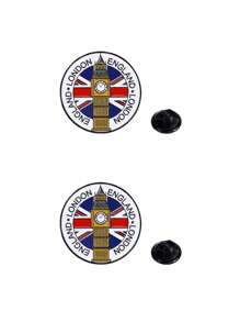 1/2 Peças Broche de Metal Esmaltado Original, Design da Estátua da Liberdade, Pizza, Torre de Pisa, Big Ben, Torre Eiffel, para Camisa, Jaqueta, Mochila, Chapéu, Mochila para Acessórios Escolares, Escritório, Camisas, Joias, Roupas de Halloween, Alfinete Engraçado e Fofo, Presentes para Professores