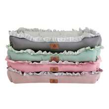 سرير حيوان أليف قطعة واحدة، سرير قطط مقاوم للانزلاق ومقاوم للرطوبة، مناسب للكلاب متوسطة وصغيرة الحجم، سرير كلاب مبرد قابل للتهوية لراحة قصوى في الصيف، منطقة استرخاء مريحة وقادرة على مقاومة الحرارة لحيوانك الأليف، سرير كلاب مهوى من الدرجة الممتازة