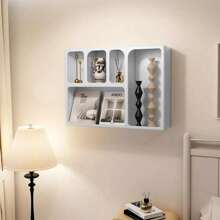 Mobiletto portaoggetti, Mensole da parete moderne per la decorazione delle pareti, Mobiletto portaoggetti a parete