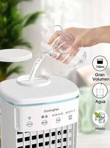 4-In-1 Mobile Air Conditioner, Personal Air Cooler Fan, Portable Air Conditioner, Evaporative Air Conditioner Personal Cooling Fan [Energy Class D]
