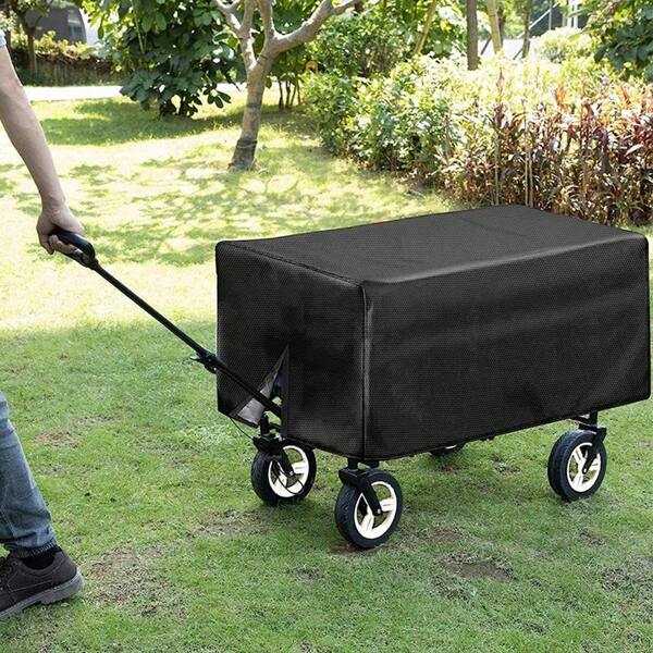Housse de protection pliable pour chariot de jardin, taille L (137 x 56 x 61 cm)