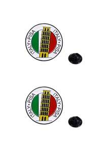 1/2 Peças Broche de Metal Esmaltado Original, Design da Estátua da Liberdade, Pizza, Torre de Pisa, Big Ben, Torre Eiffel, para Camisa, Jaqueta, Mochila, Chapéu, Mochila para Acessórios Escolares, Escritório, Camisas, Joias, Roupas de Halloween, Alfinete Engraçado e Fofo, Presentes para Professores