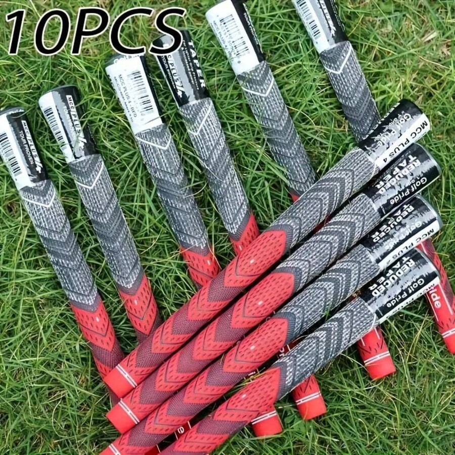 MCC Golf Grips, Golf Accessories Standard Midsize Size Grey Blue Red 60R Grip - Red - View 1