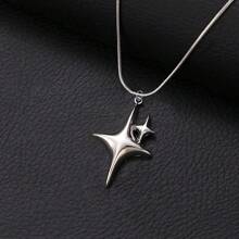 1pc Fashionable Minimalist Snake Bone Necklace, Suitable For Women To Wear Everyday
