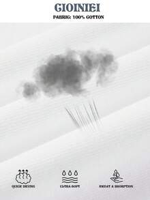 Women's Solid Color Short Sleeves, 220g Weight, 100% Cotton, Comfortable To Wear, Very Suitable For Running, Leisure Or Outdoor Entertainment, Fitness,Comfort Fit Short Sleeve Classic Cotton T-Shirt Women's Casual Short Sleeve Top - trắng - Xem 5