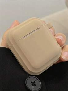 Cute Simple Silicone Headphones Case Compatible With AirPods 1 2 3 4 Protective Shell Soft Compatible With AirPods Pro 2