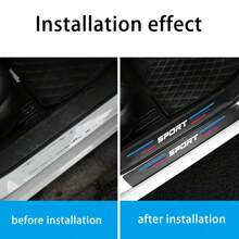 9 buc benzi de prag auto, impermeabile, pentru ușă, pedală de bun venit, protecție împotriva zgârieturilor, pentru BMW E90 E60 E87 X1 F48 X3 F25 G01 X5 E70