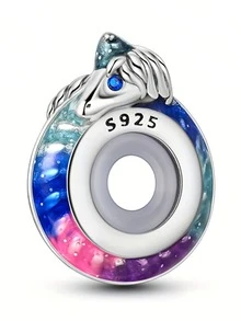 镀银吊坠猫萤火虫兔子蝴蝶动物系列吊坠饰品吊坠球适用于手链DIY女士饰品 - 多 - 查看 11