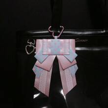 Millennium Style Wave Point Bow Bag Pendant-Star Chasing Girl And Boy Bag Decoration Pendant- Badge Bag Accessories - Original Versatile Badge Support Ita Bag Accessories Bow-Lolita Decorative Headpiece Edge Clip