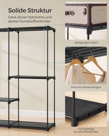 SONGMICS Bedroom Armoires - 黑色 - 查看 4