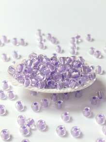 Kit de 320 cuentas de vidrio para hacer joyas, cuentas de vidrio iridiscentes transparentes de 4 mm 8/0 en 30 colores, 20 g/paquete, accesorios de alta calidad uniformes y duraderos, adecuados para hacer pulseras francesas hechas a mano, joyería con cuentas, pulseras bordadas, aretes, collares, anillos, regalos para familiares y amigos