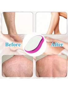 Crystal Hair Eraser For Women And Men, Reusable Crystal Hair Remover Magic Painless Exfoliation Hair Removal Tool, Magic Hair Eraser For Back Arms Legs